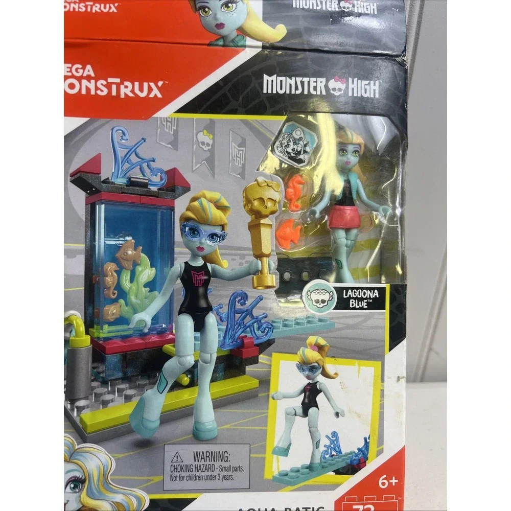 Mega Construx Monster High AQUA-BATIC DIVING LaGoona Blue 2016 73 pcs DYC71